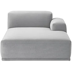 Muuto Connect Modular Sofa, Chaise Longue mit rechter Armlehne (Modul K)