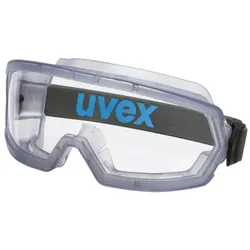 uvex hypervision Vollsichtbrille beschlagfrei beschichtet transparent/grau/blau - 9321902 - transparent/grau/blau