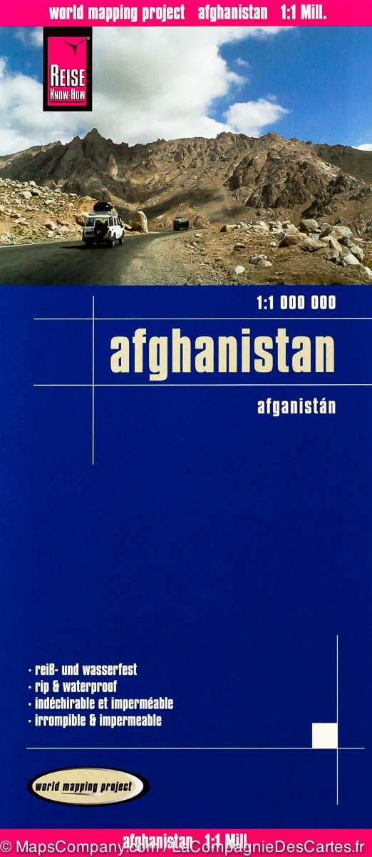 Reise Know-How Carte routière - Afghanistan   Reise Know How