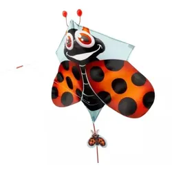 Eolo Mini Pop-up Winddrachen – Marienkäfer