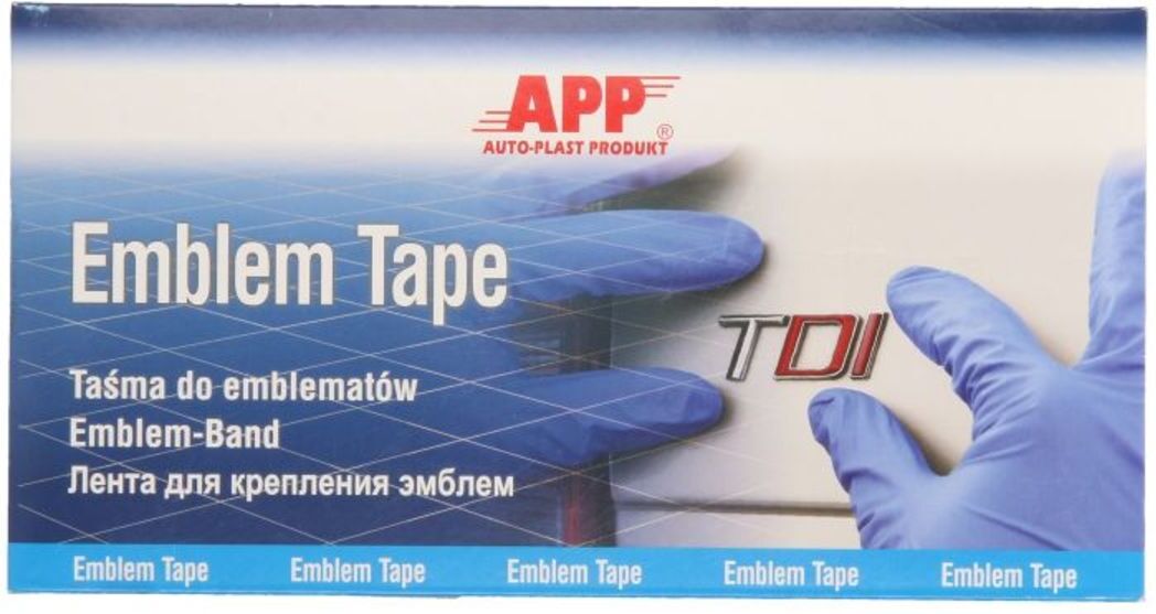Fita adesiva de dupla face, acrílica, vermelha, dimensões: 6mm/20m, 2 pcs. APP 380040920
