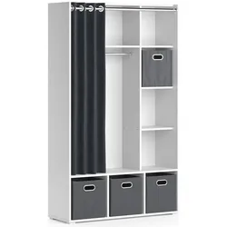 Vicco, Kinderkleiderschrank, Luigi (105.80 x 38 x 178.10 cm)
