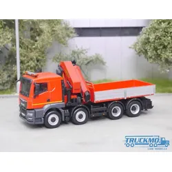 Elbe Modell Komplettbausatz 4-Achs Pritschen Lkw Ladekran ohne Kabine EM177