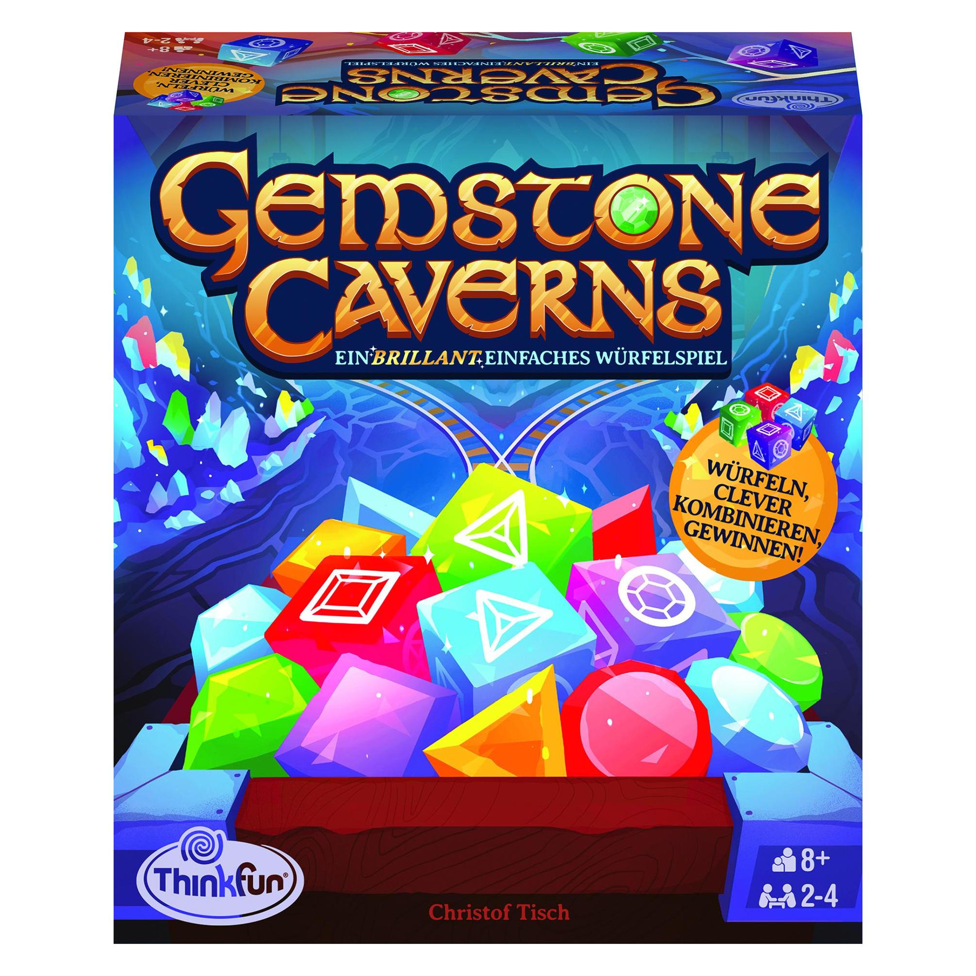 Ravensburger Thinkfun - 76605 - Gemstone Caverns - Das Roll & Write Strategiespiel (Deutsch, 2 - 4 Spieler) (76605)