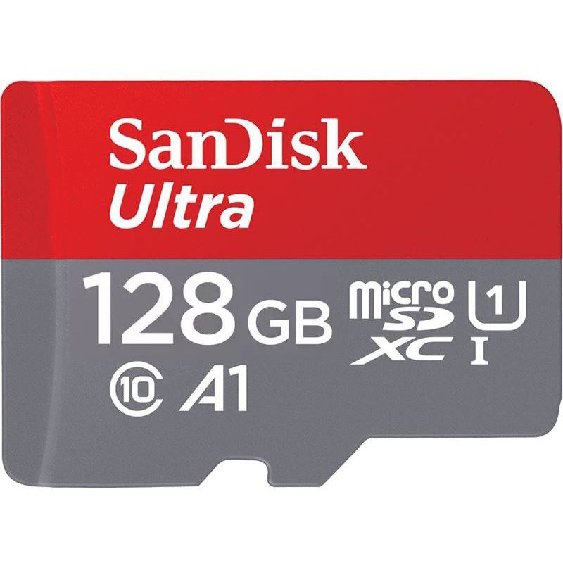128GB SanDisk MicroSDXC Ultra 140MB C10 U1 A1 wA GN6MA