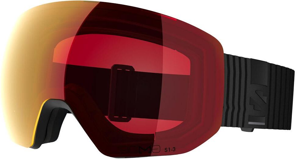 Salomon  - Radium Pro S Black Sigma Photo Poppy Red - Masque de Ski