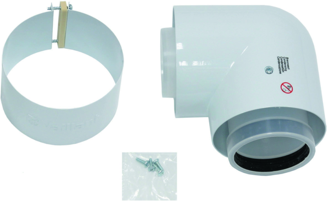Vaillant Bogen 87 Grad Ø 80/125 mm 303210  konzentrisch