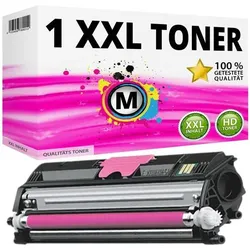 Druckfuxx, Toner, 1x XL TONER MAGENTA CHIP für KONICA MINOLTA MAGICOLOR 1600W 1650EN 1680MF 1690MF