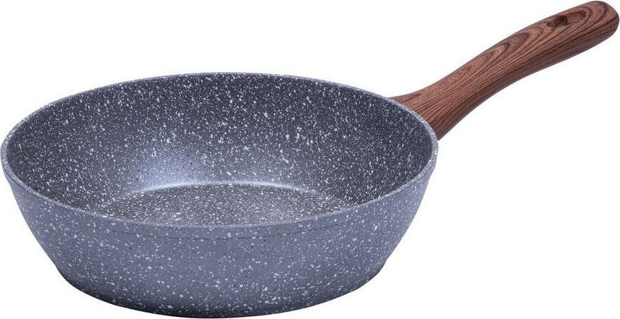 Resto Kitchenware Aquila Universele ronde pan, grijs, aluminium met houten handgreep