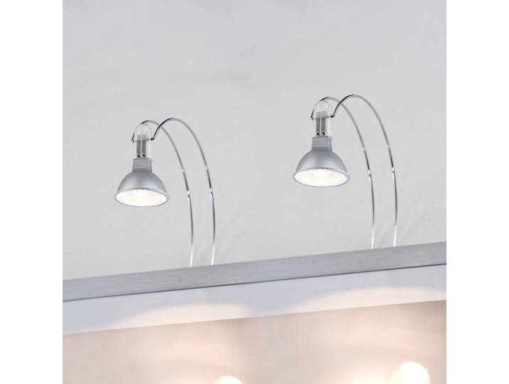 Paulmann Wandleuchte Galeria, chrom / silber, für Flurbereich, Metall, Modern