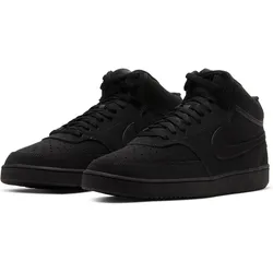NIKE Court Vision Mid Leder-Sneaker Herren 001 - black/black-black 39