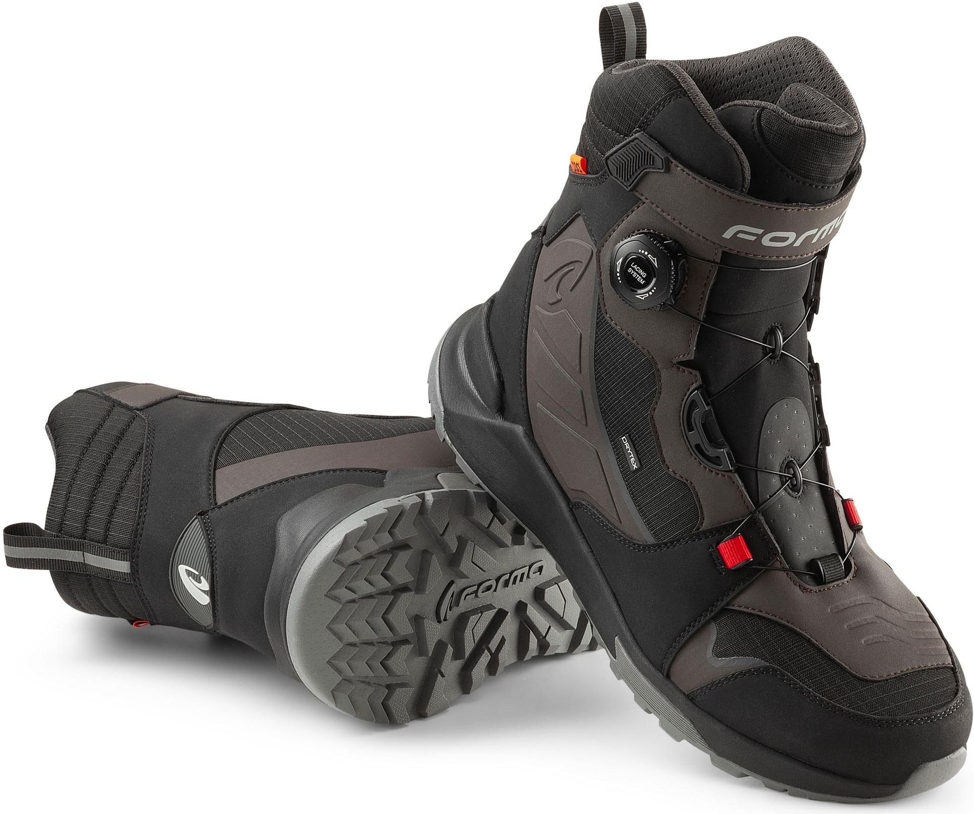 Forma ADV Kite Dry WP Motorradstiefel schwarz braun Gr. 46
