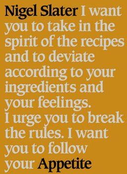 Nigel Slater - Appetite: So What Do You Want to Eat Today? - Preis vom 01.10.2026 17:08:56 h