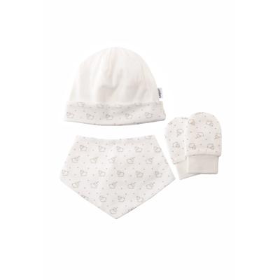 Erstausstattungspaket LILIPUT "Schäfchen", Mädchen, Gr. 44, weiß, 100% Baumwolle, KOB Set-Artikel Erstausstattungspaket, mit dezentem Schäfchen-Druck