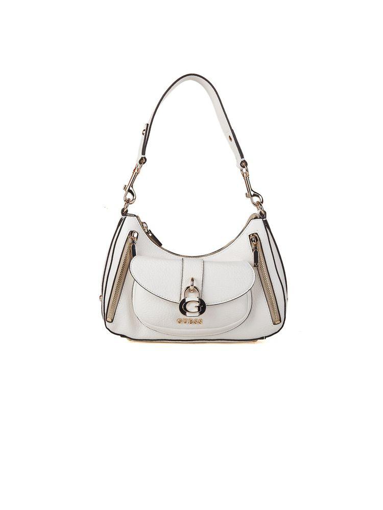 Guess Schultertasche Weiß