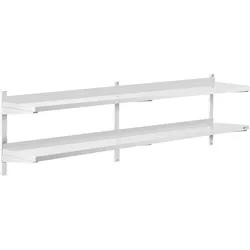 Royal Catering Wandbord - 2 Ablagen - 40 x 200 cm