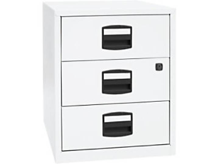 Bisley Home Mobiler Beistellschrank PFA Home 3 Schubladen Verkehrsweiß 413 x 400 x 528 mm