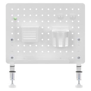 Powerton ERGO PEGBOARD Büro-Organizer zur Tischbefestigung, grau (49580659)