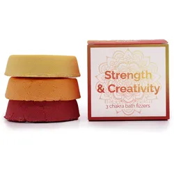 Chakra Bath Fizz - Small box - Strength & Creativity