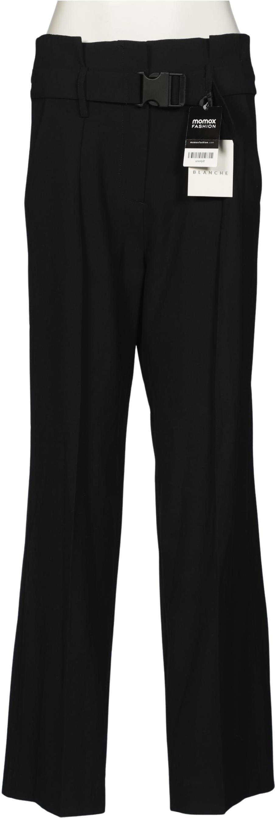 Blanche Damen Stoffhose, Schwarz, Gr. EU 38, Viskose / Elasthan / Synthetik - Second Hand