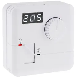 ChiliTec Raumtemperatur-Regler Thermostat "RT-55" 7A, weißes LED-Display, 5-30°C, 110-230V