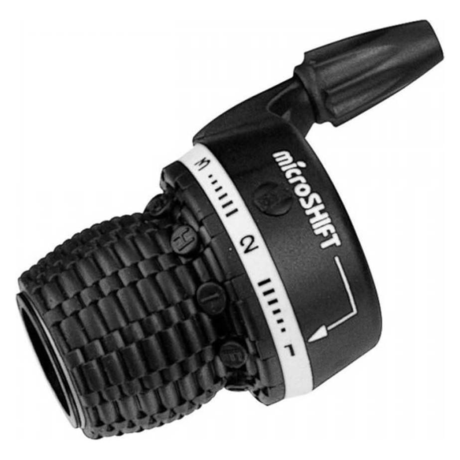 Micro Shift Microshift Shifty, Links, 3 -Row, kompatibel mit Shimano, Twist Shifter, Indexierung (neu) (MSH-MS25-LI)