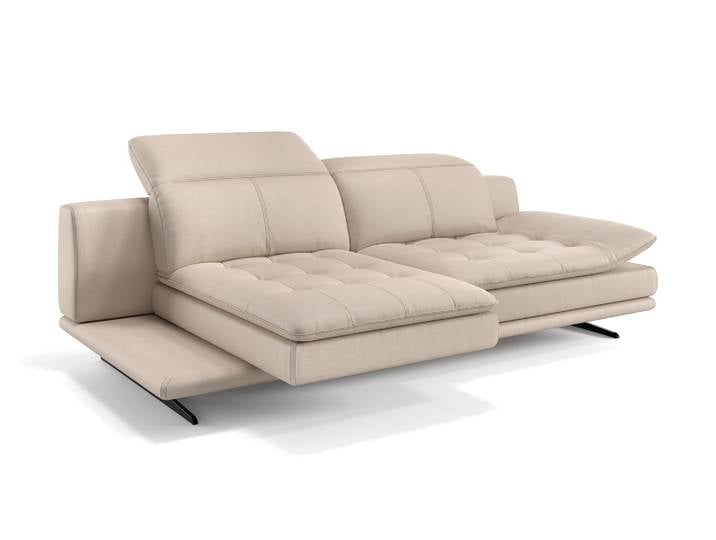 Leder Couch NIZZA Leder Sofa Relaxcouch 2Sitzer