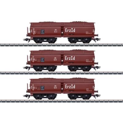 Güterwagen MÄRKLIN "Wagen-Set Erz Id DB - 46221", braun, Modelleisenbahn-Fahrzeuge, Kinder, Kunststoff, Metall