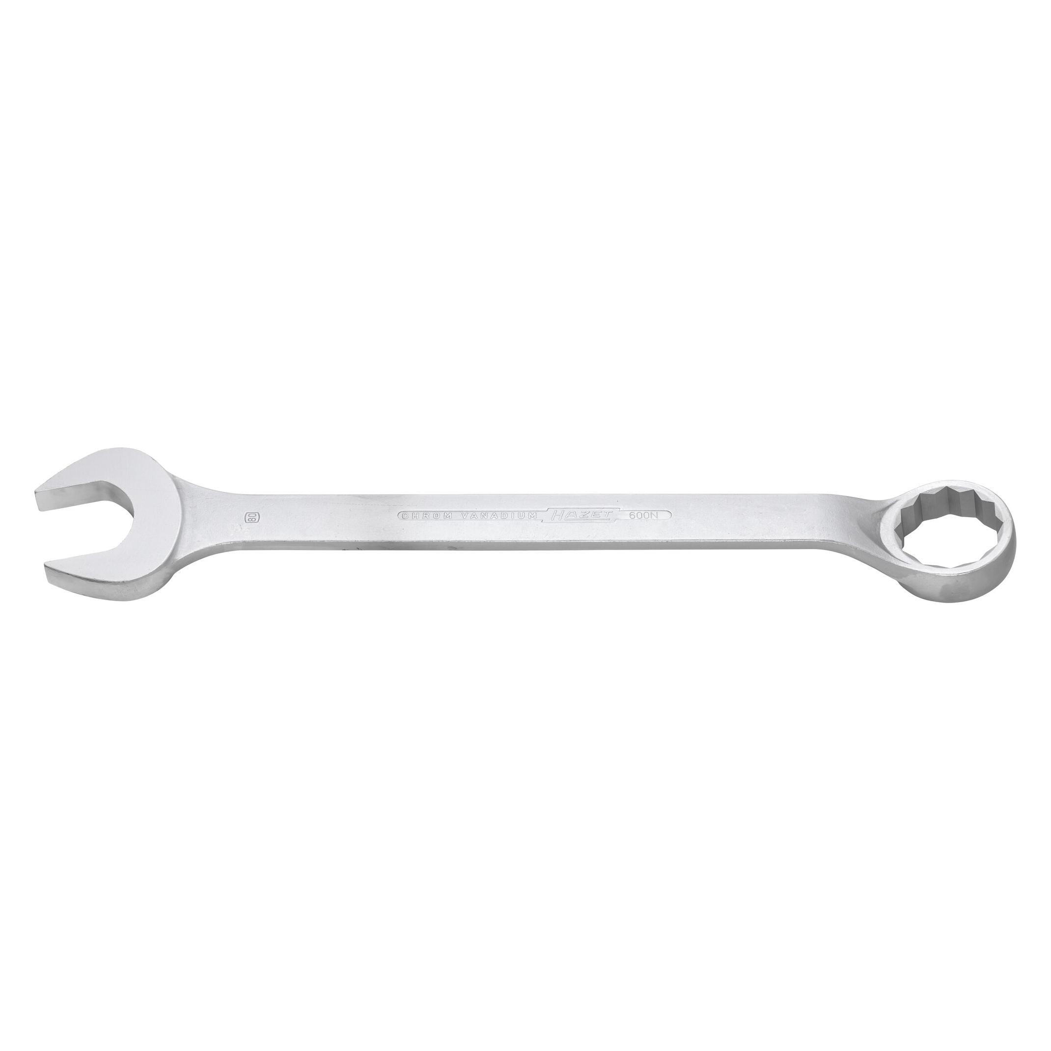 Hazet Ring-Maulschlüssel 600N-80 Aussen Doppel-Sechskant Profil 80 mm (80 mm) (600N-80)