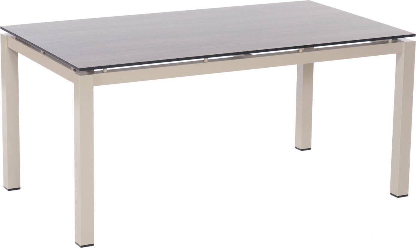 Sonnenpartner Gartentisch Base 160x90 cm Aluminium champanger Tischsystem