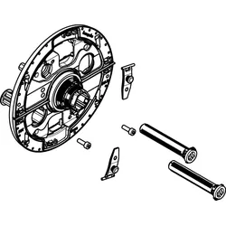 Hansgrohe Axor Traegerrosette kpl.rund rund T42 iBoxNext, 87807000 87807000