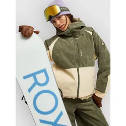 Roxy Snow Winter Rebel Cord Jacke beetle Gr. XL