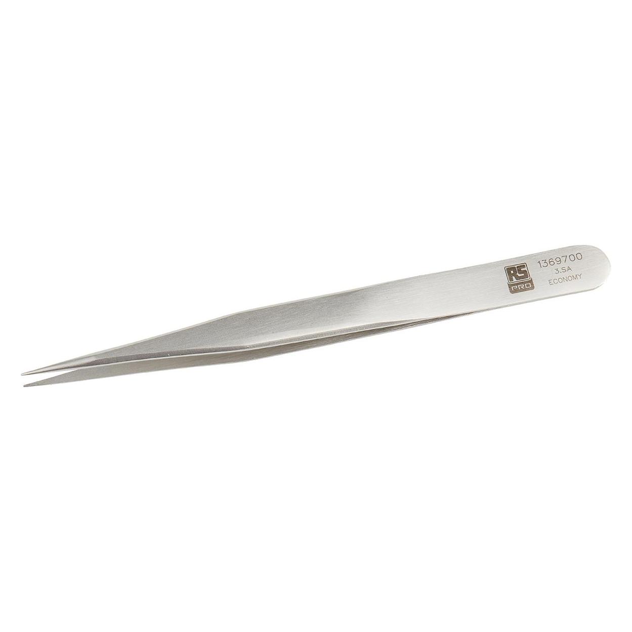 RS PRO Edelstahl Pinzette Säurebeständig, 120 mm (1369700)