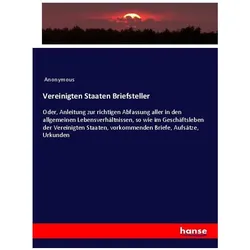 Vereinigten Staaten Briefsteller, Fachbücher von Anonym