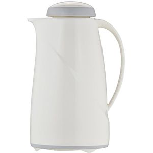 Helios Thermoskanne Wave 2944-001 Kunststoff, mit Drehverschluss, weiß, 1 Liter