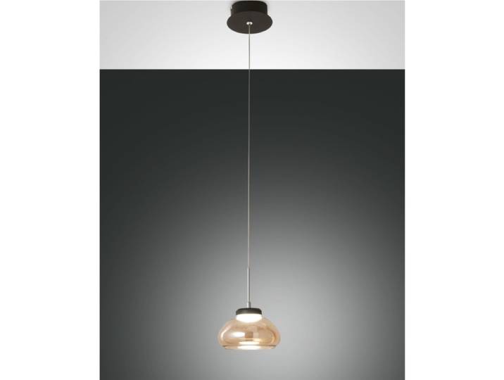 Fabas Luce Pendelleuchte Arabella - Amber (Bernstein) , 1 (ein)