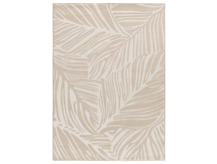 Tapis à relief botanique blanc/crème 133x190 cm