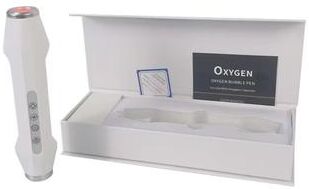 Inspired Finds Portable CO2 Oxygen Facial Machine Skin Tightening & Rejuvenating Oxygenation Pods white
