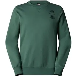 THE NORTH FACE Herren Sweatshirt M OUTDOOR GRAPHIC CREW, Größe XL in Grün Grün