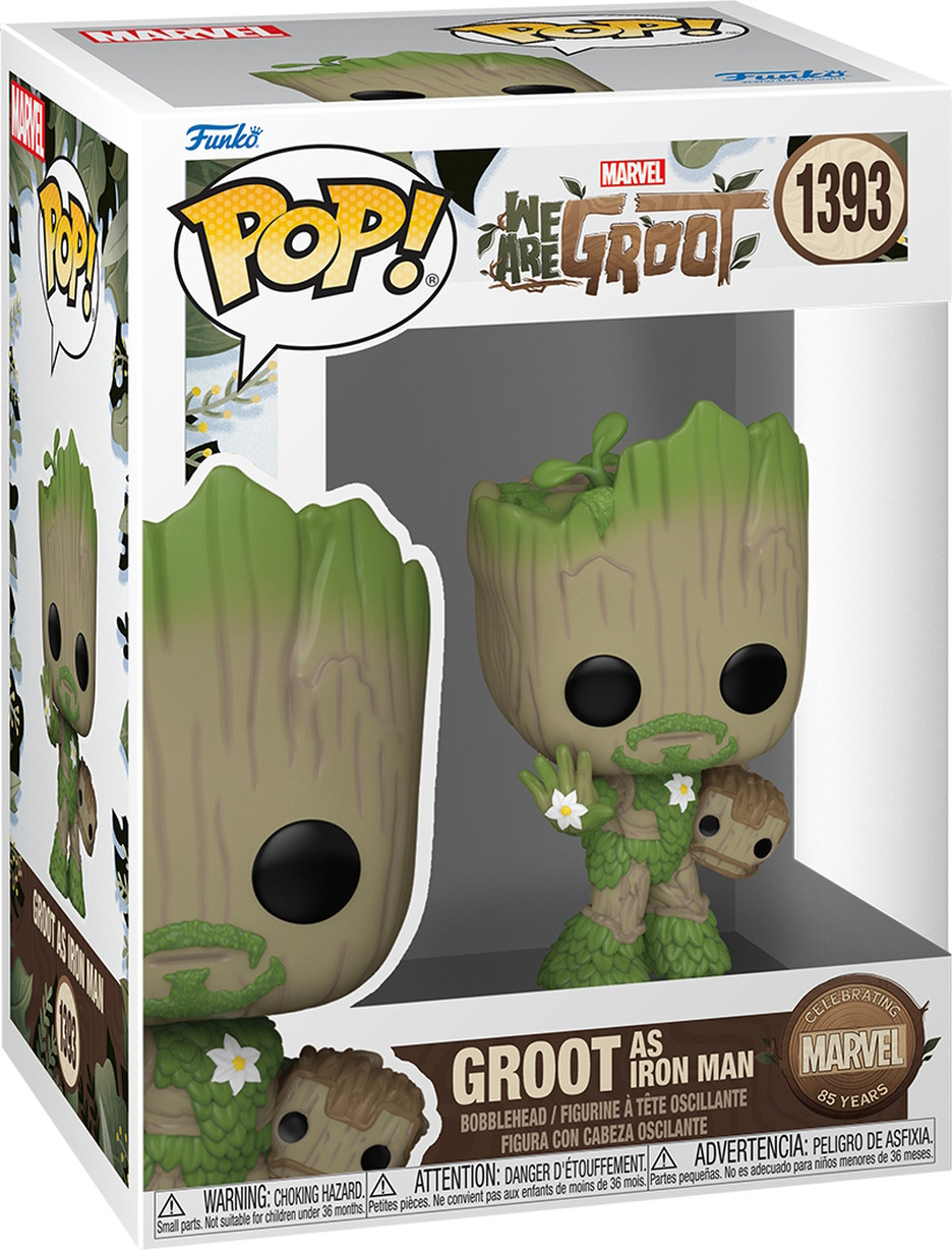 Funko Pop! Vinyl figuur Marvel We Are Groot - Groot als Iron Man 1393
