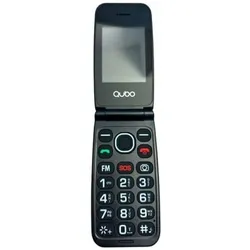 Qubo Mobiltelefon für ältere Erwachsene NEONWBK 4G Schwarz (2.40"), Tastenhandy, Schwarz