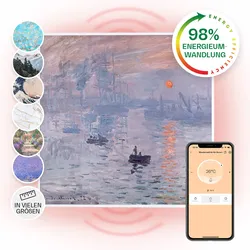 Wonderwall Air Art Smart Infrarotheizung 60x60cm 350W Wand App