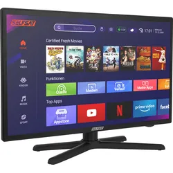 SELFSAT SMART LED TV 1224 (60cm/24) inkl. DVB-S2/C/T2 HD Tuner mit WLAN und Bluetooth"