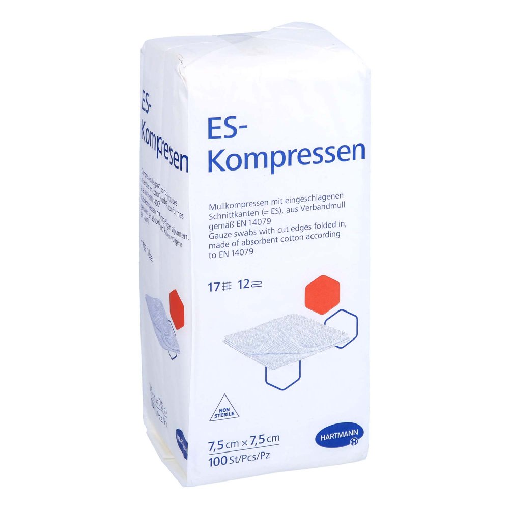 B2B Medical GmbH Es-kompressen Unsteril 7,5x7,5 Cm 12fach 17565812