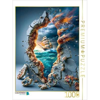 CALVENDO Puzzle Der Ozean als zweites Gesicht | 1000 Teile Lege-Größe 64x48cm Foto-Puzzle für glückliche Stunden