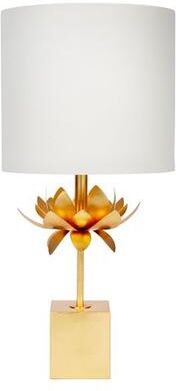 Old World Design Lotus Aurora Table Lamp Gold , Gold