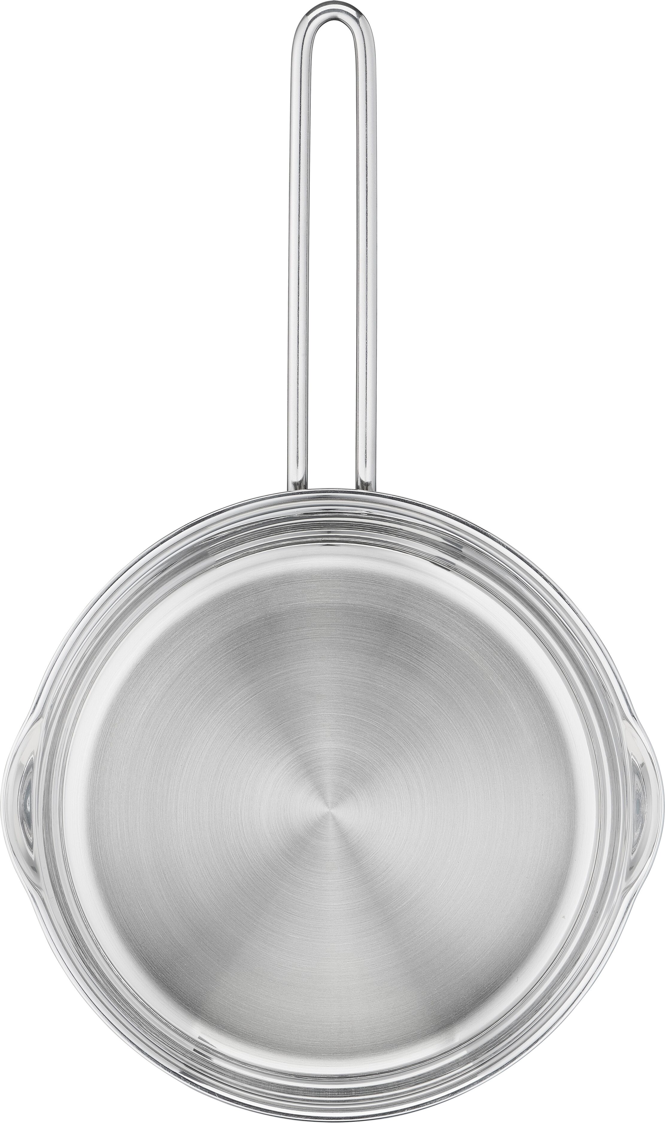 Kasserolle TEFAL "Nordica, kleiner Topf Induktion 16 cm", silber (edelstahlfarben), B:18cm H:7,5cm L:33cm Ø:16cm, Töpfe, Kasserolle, Siebdeckel zum sicheren und mühelosen Abgießen, Doppelgriff