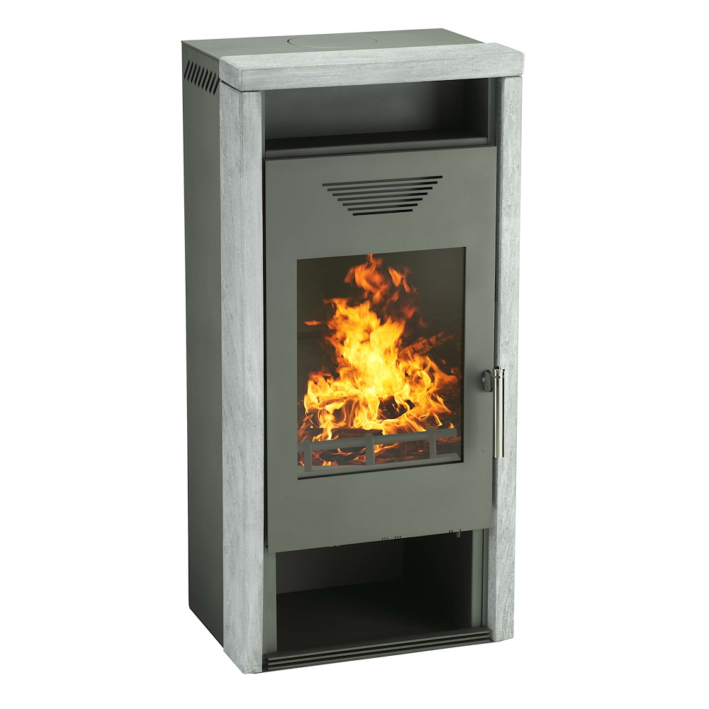 WAMSLERHAUSU Kaminofen Typ11180-Logi-W gussgr.Rahmen Serpentino 6kW 16976902