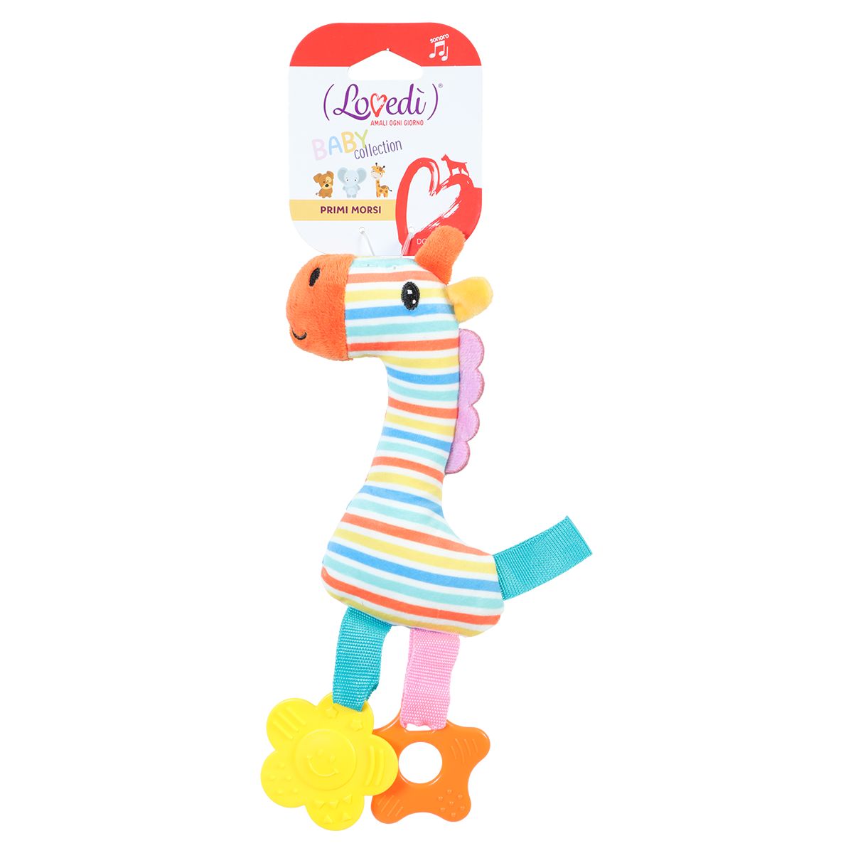 LOVEDI Lovedì Gioco Puppy Giraffa Colorata Primi Morsi 1PZ