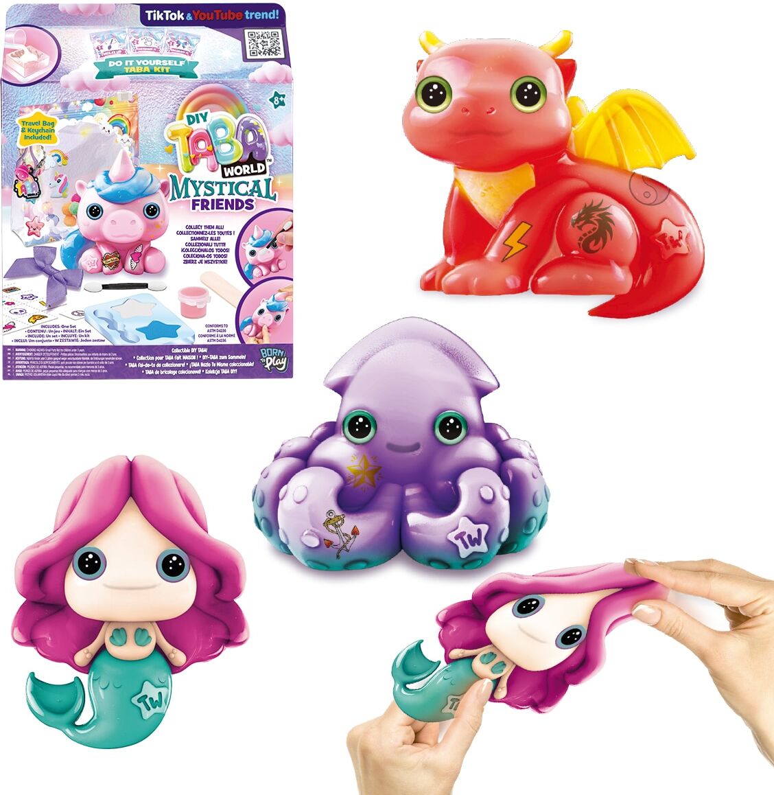 Bizak Set para crear tu taba squishy Taba World Squishy modelos surtidos.